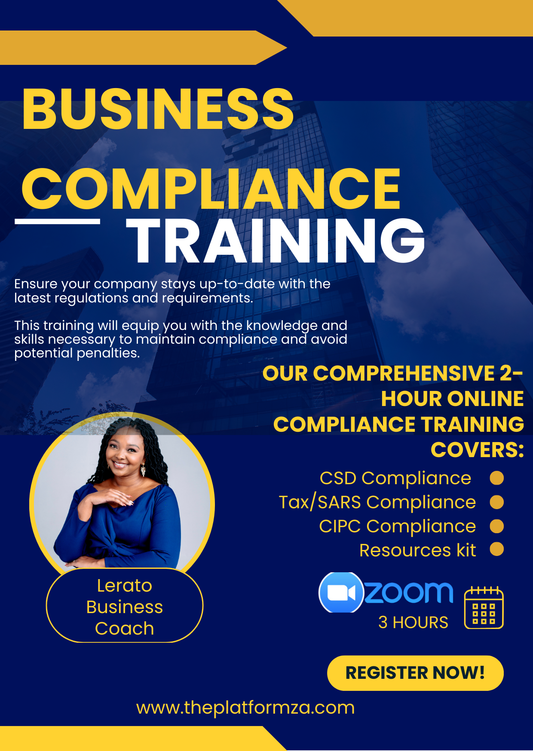 CIPC,CSD,SARS Compliance Training